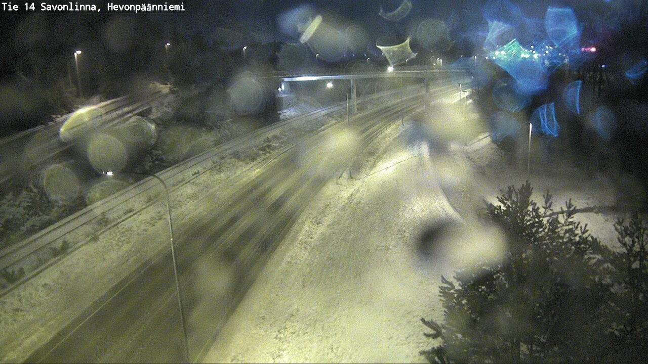 Weather Camera Image Väg 14 Nyslott, Hevonpäänniemi, Savonlinna, Etelä-Savo