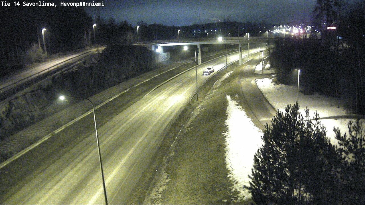 Weather Camera Image Road 14 Savonlinna, Hevonpäänniem, Savonlinna, Etelä-Savo