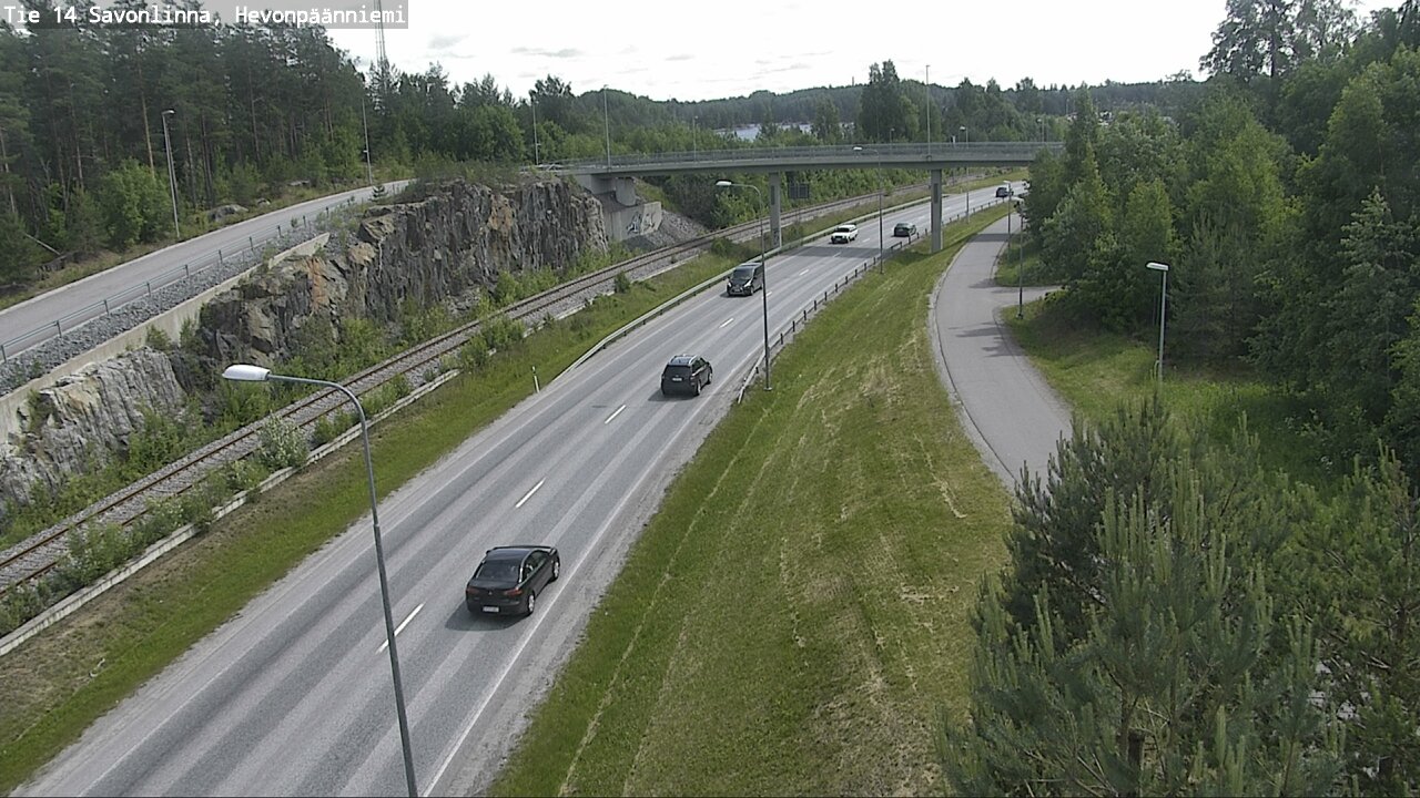 Kelikamerat Kuva Tie 14 Savonlinna, Hevonpäänniemi, Savonlinna, Etelä-Savo
