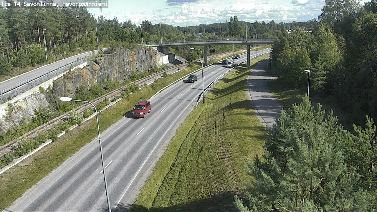 Kelikamerat Kuva Tie 14 Savonlinna, Hevonpäänniemi, Savonlinna, Etelä-Savo