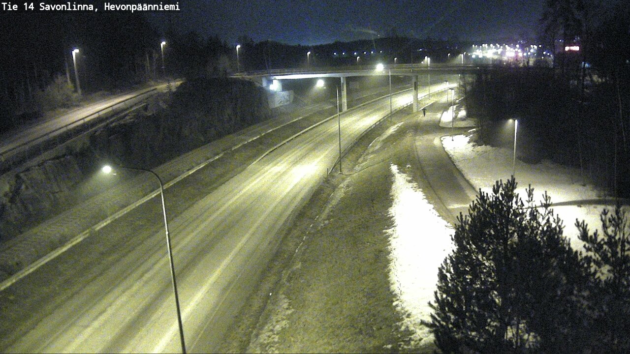 Weather Camera Image Road 14 Savonlinna, Hevonpäänniem, Savonlinna, Etelä-Savo