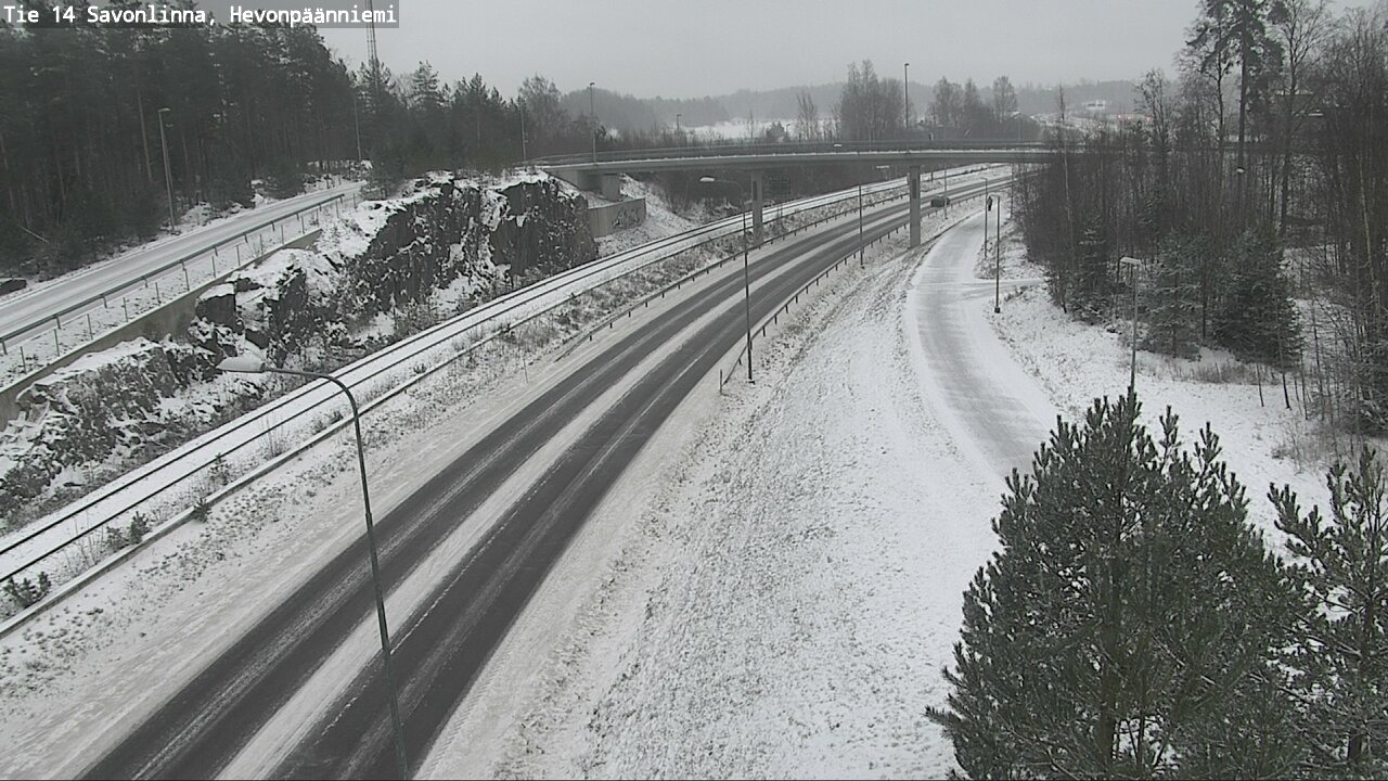 Weather Camera Image Väg 14 Nyslott, Hevonpäänniemi, Savonlinna, Etelä-Savo