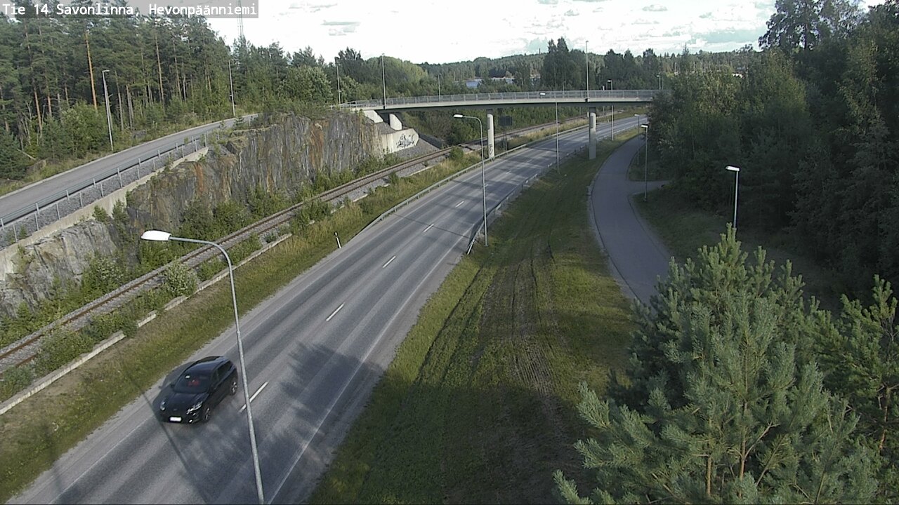 Kelikamerat Kuva Tie 14 Savonlinna, Hevonpäänniemi, Savonlinna, Etelä-Savo