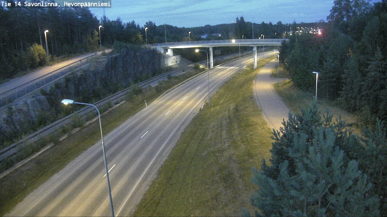 Kelikamerat Kuva Tie 14 Savonlinna, Hevonpäänniemi, Savonlinna, Etelä-Savo