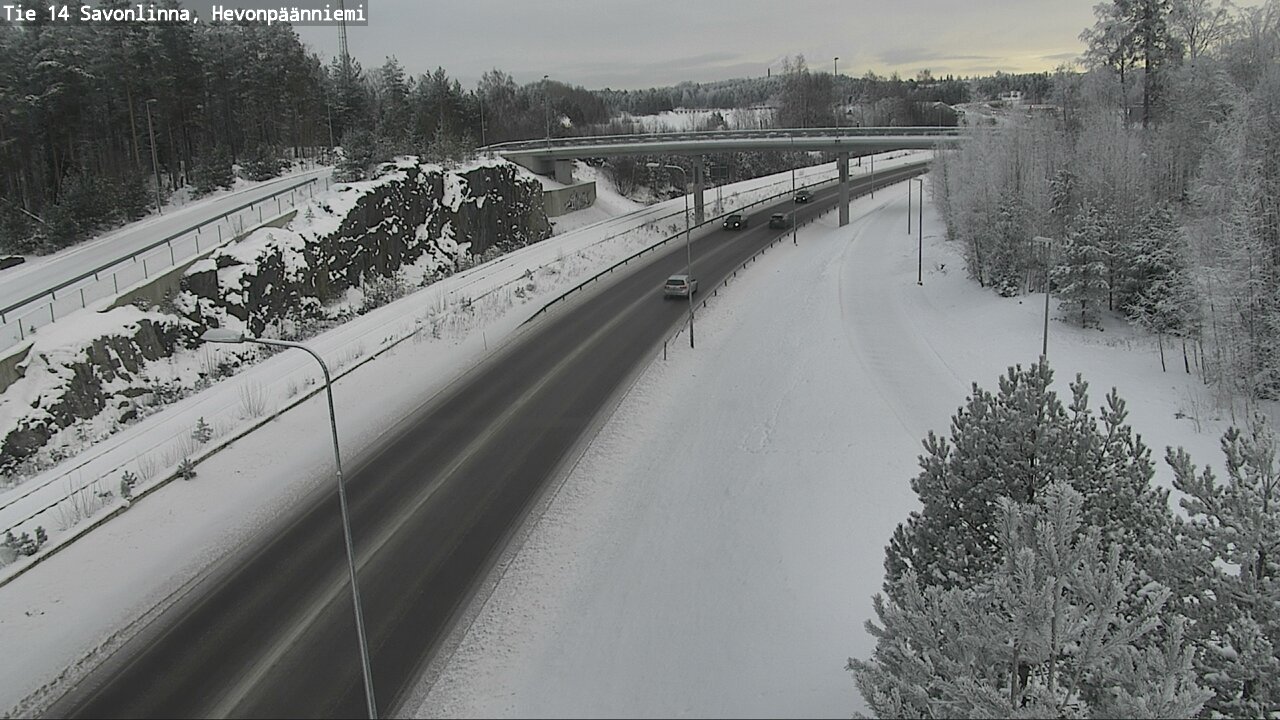 Weather Camera Image Road 14 Savonlinna, Hevonpäänniem, Savonlinna, Etelä-Savo