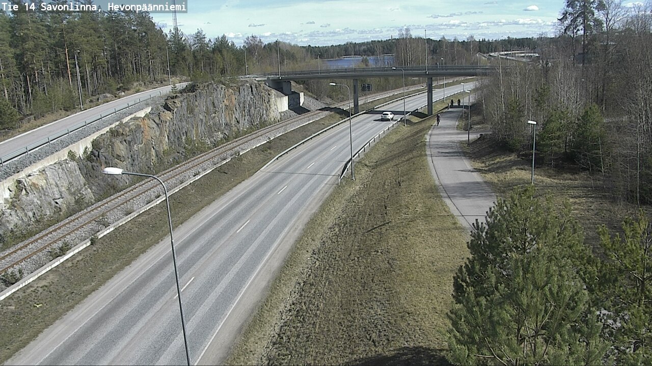 Kelikamerat Kuva Tie 14 Savonlinna, Hevonpäänniemi, Savonlinna, Etelä-Savo