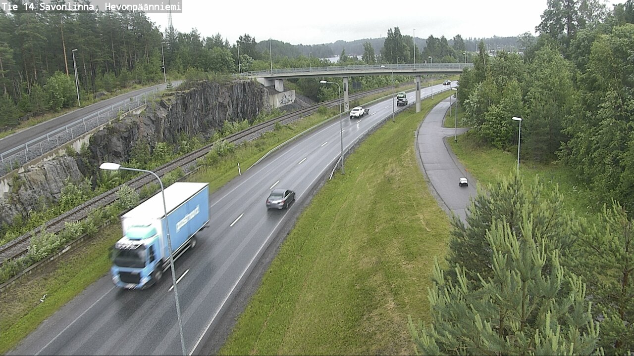 Kelikamerat Kuva Tie 14 Savonlinna, Hevonpäänniemi, Savonlinna, Etelä-Savo