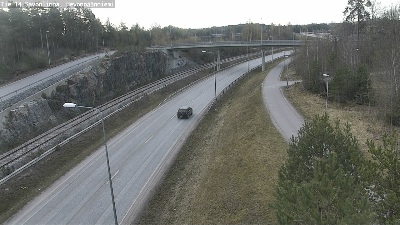 Weather Camera Image Road 14 Savonlinna, Hevonpäänniem, Savonlinna, Etelä-Savo