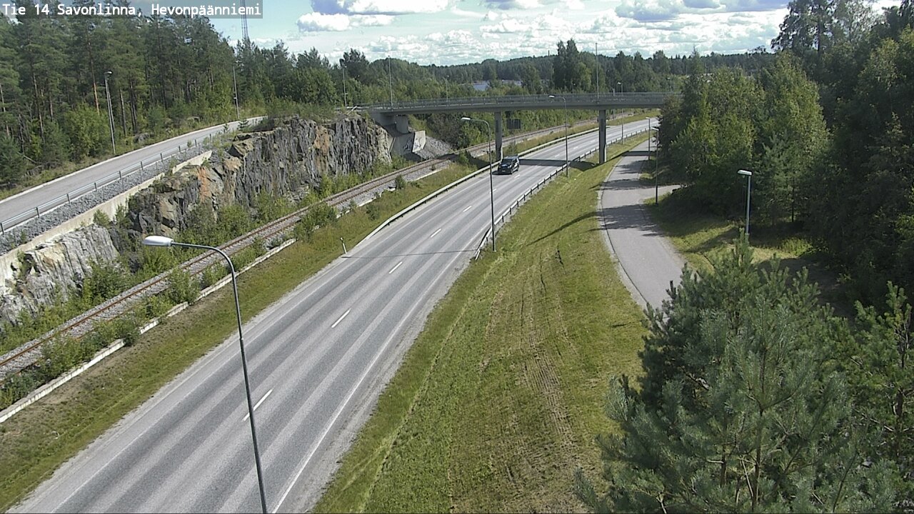 Kelikamerat Kuva Tie 14 Savonlinna, Hevonpäänniemi, Savonlinna, Etelä-Savo