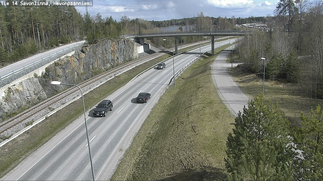 Weather Camera Image Road 14 Savonlinna, Hevonpäänniem, Savonlinna, Etelä-Savo