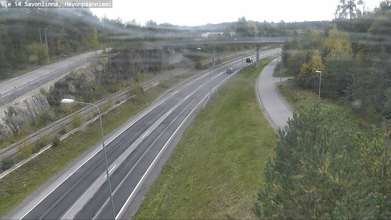 Weather Camera Image Road 14 Savonlinna, Hevonpäänniem, Savonlinna, Etelä-Savo