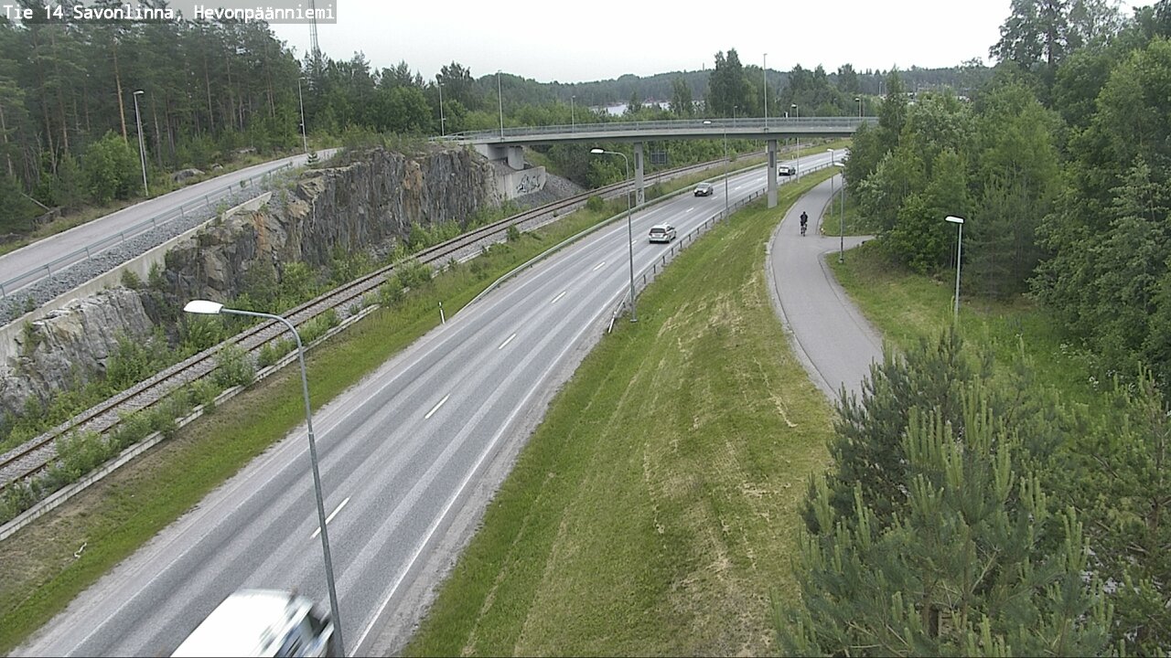 Kelikamerat Kuva Tie 14 Savonlinna, Hevonpäänniemi, Savonlinna, Etelä-Savo