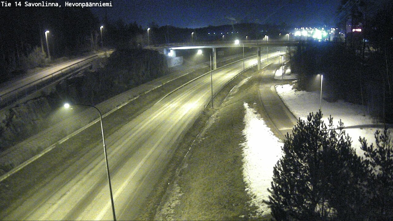 Weather Camera Image Road 14 Savonlinna, Hevonpäänniem, Savonlinna, Etelä-Savo