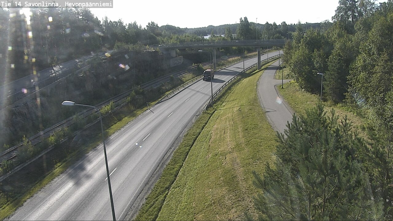 Kelikamerat Kuva Tie 14 Savonlinna, Hevonpäänniemi, Savonlinna, Etelä-Savo