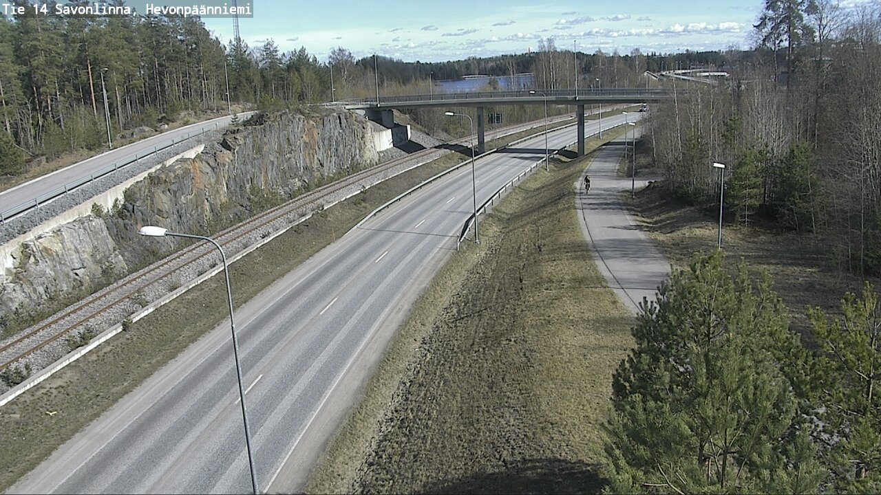Kelikamerat Kuva Tie 14 Savonlinna, Hevonpäänniemi, Savonlinna, Etelä-Savo