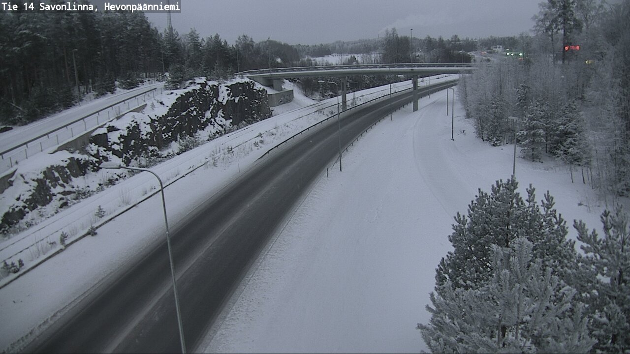 Weather Camera Image Road 14 Savonlinna, Hevonpäänniem, Savonlinna, Etelä-Savo