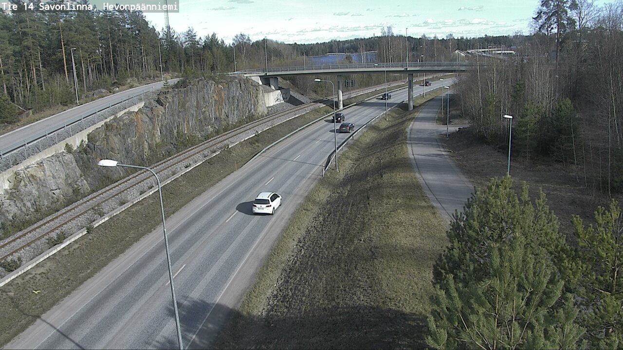 Kelikamerat Kuva Tie 14 Savonlinna, Hevonpäänniemi, Savonlinna, Etelä-Savo