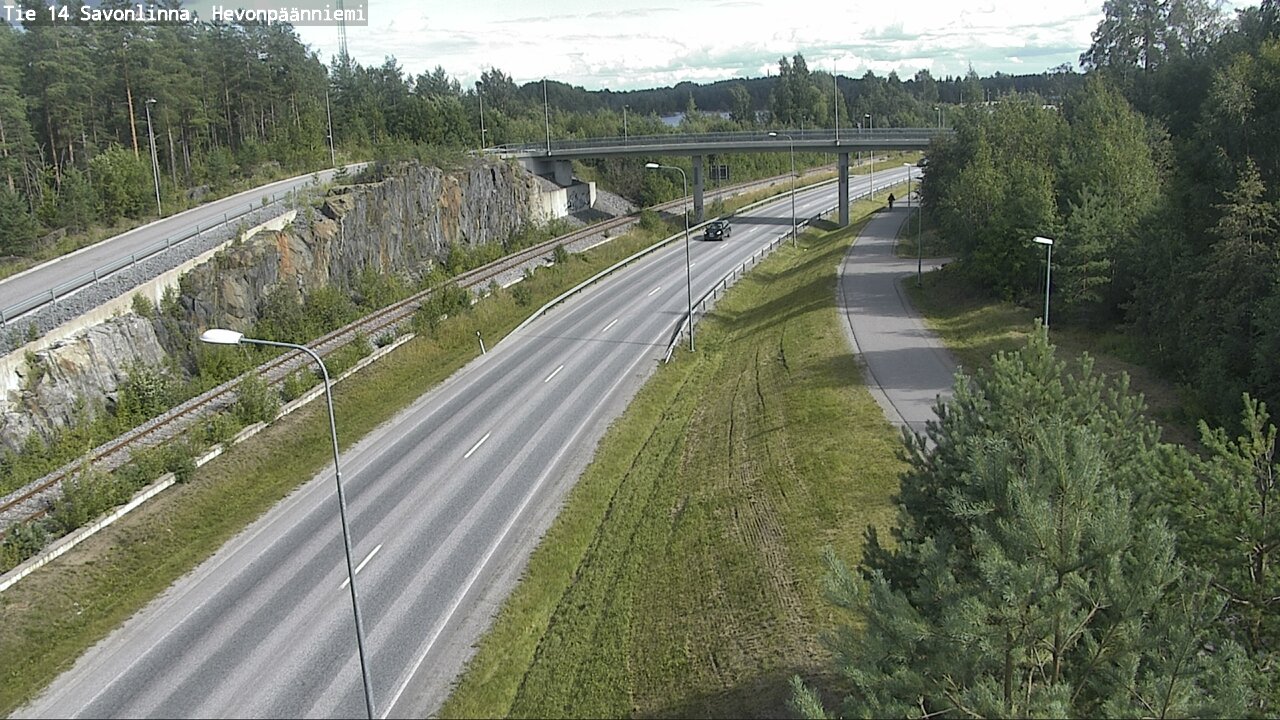 Kelikamerat Kuva Tie 14 Savonlinna, Hevonpäänniemi, Savonlinna, Etelä-Savo