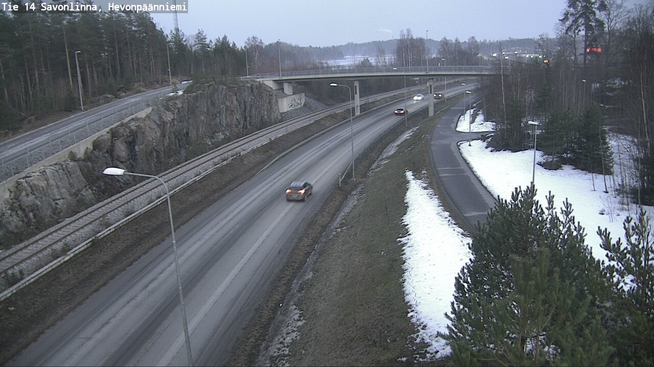 Weather Camera Image Road 14 Savonlinna, Hevonpäänniem, Savonlinna, Etelä-Savo