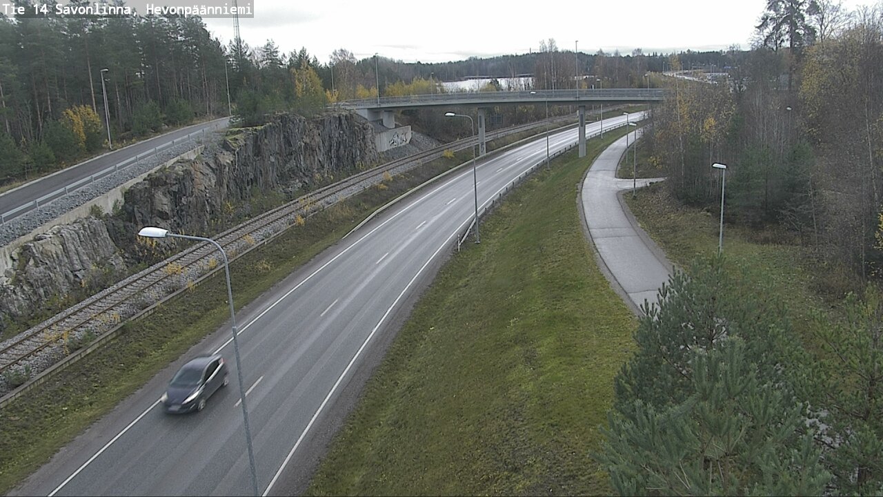 Kelikamerat Kuva Tie 14 Savonlinna, Hevonpäänniemi, Savonlinna, Etelä-Savo