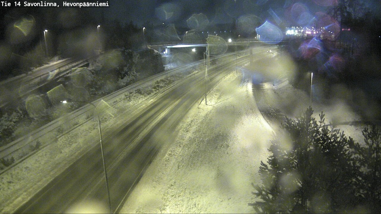 Weather Camera Image Väg 14 Nyslott, Hevonpäänniemi, Savonlinna, Etelä-Savo