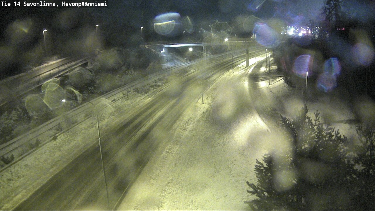 Weather Camera Image Väg 14 Nyslott, Hevonpäänniemi, Savonlinna, Etelä-Savo