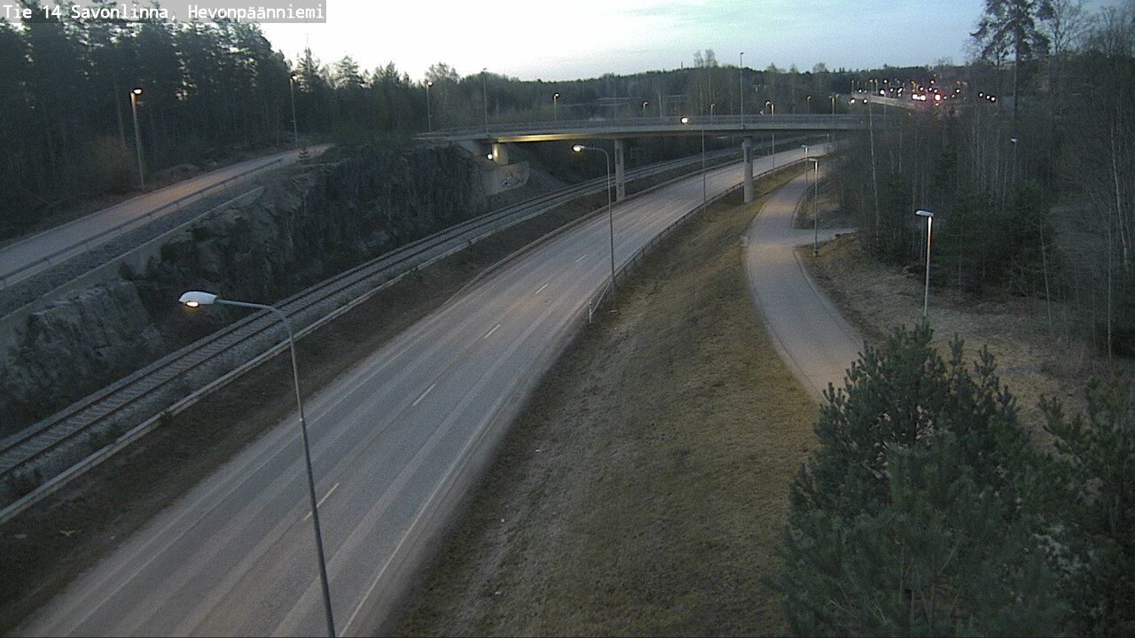 Weather Camera Image Road 14 Savonlinna, Hevonpäänniem, Savonlinna, Etelä-Savo