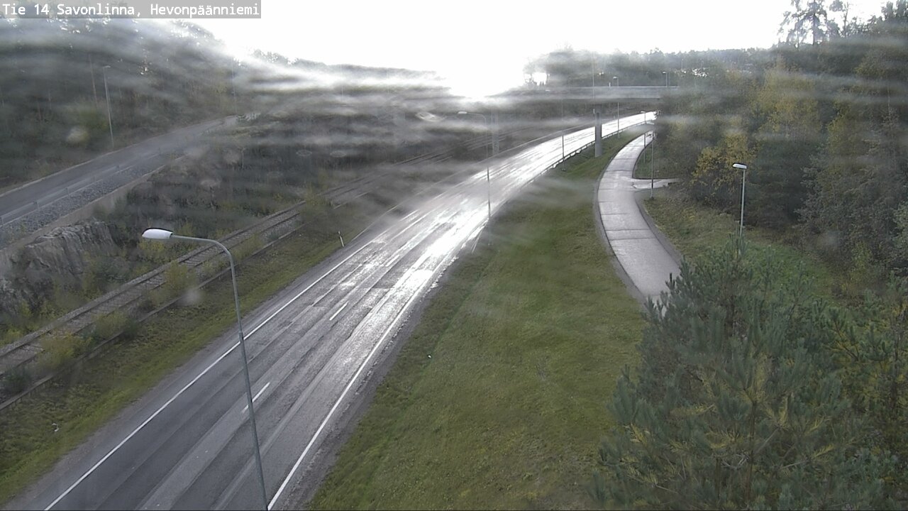 Weather Camera Image Road 14 Savonlinna, Hevonpäänniem, Savonlinna, Etelä-Savo