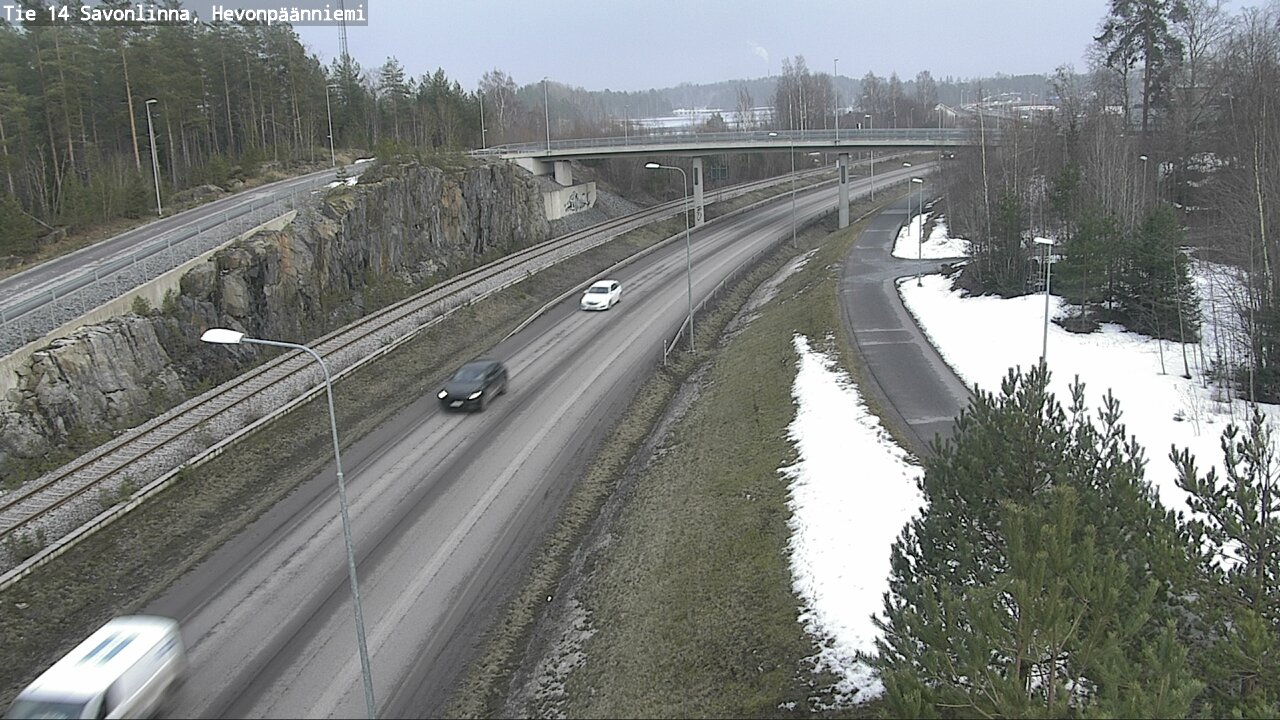 Weather Camera Image Road 14 Savonlinna, Hevonpäänniem, Savonlinna, Etelä-Savo