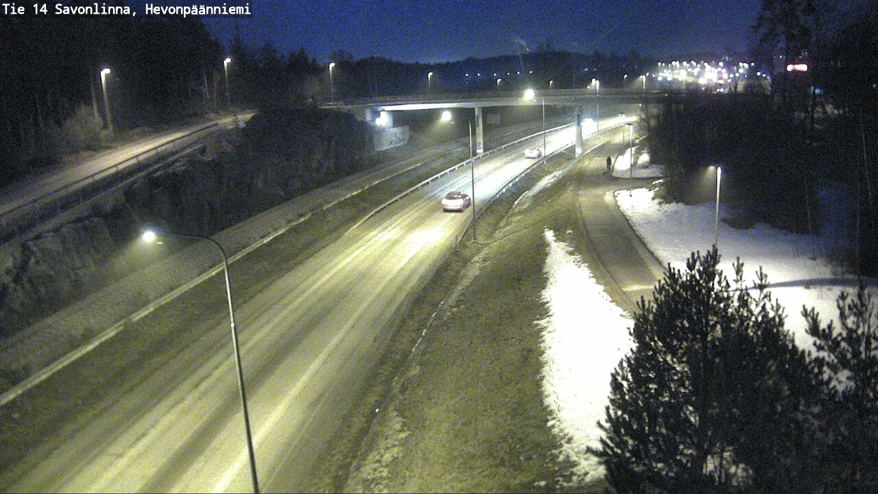 Weather Camera Image Road 14 Savonlinna, Hevonpäänniem, Savonlinna, Etelä-Savo