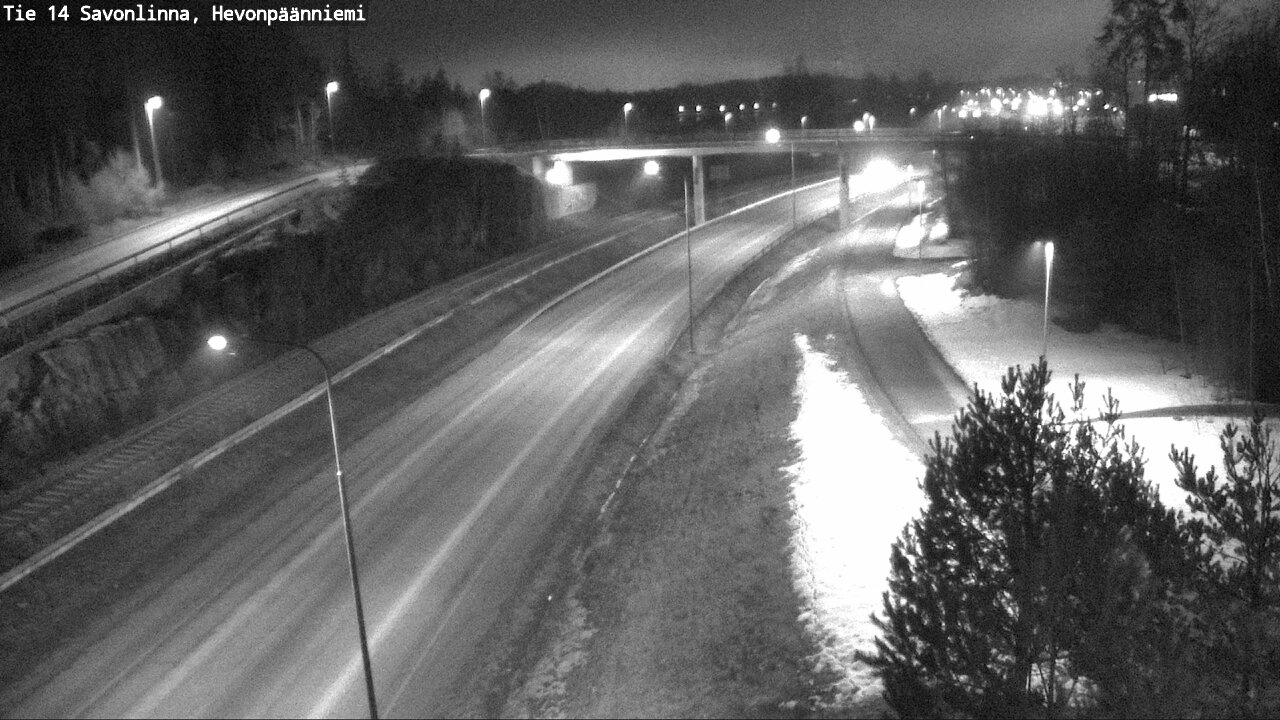 Weather Camera Image Road 14 Savonlinna, Hevonpäänniem, Savonlinna, Etelä-Savo