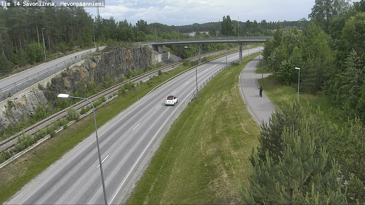 Kelikamerat Kuva Tie 14 Savonlinna, Hevonpäänniemi, Savonlinna, Etelä-Savo