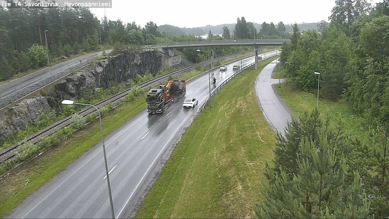 Kelikamerat Kuva Tie 14 Savonlinna, Hevonpäänniemi, Savonlinna, Etelä-Savo