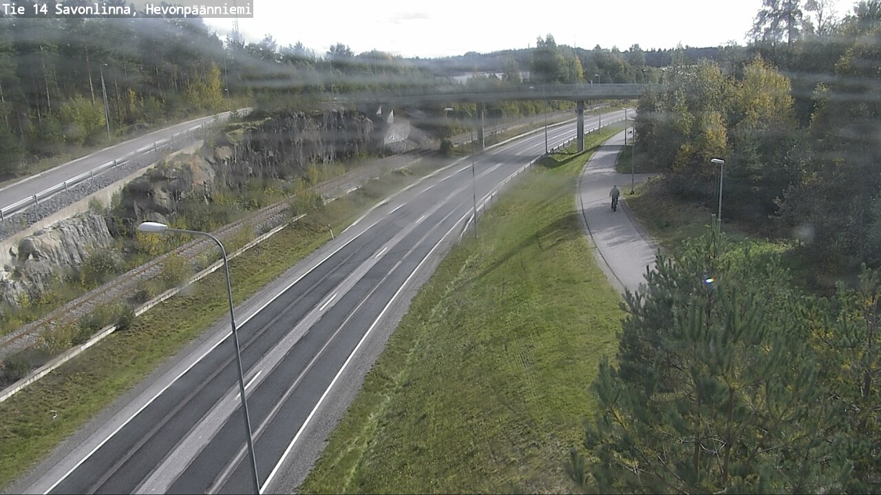 Weather Camera Image Road 14 Savonlinna, Hevonpäänniem, Savonlinna, Etelä-Savo