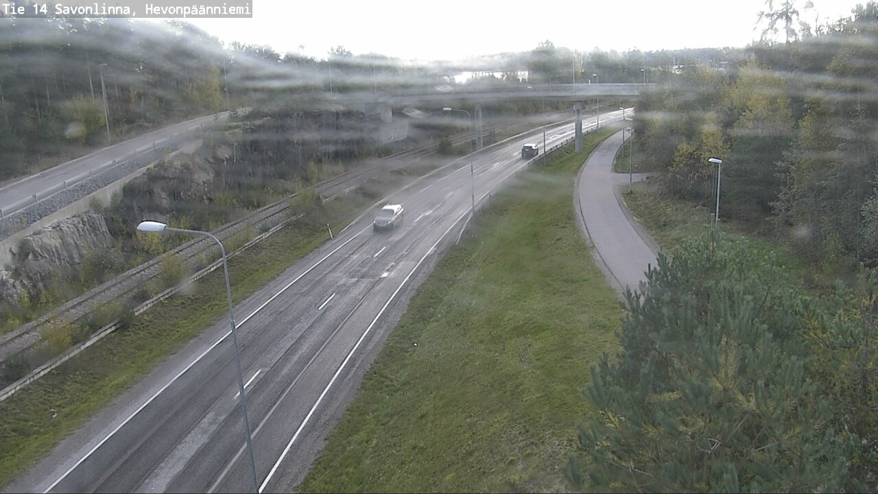 Weather Camera Image Road 14 Savonlinna, Hevonpäänniem, Savonlinna, Etelä-Savo