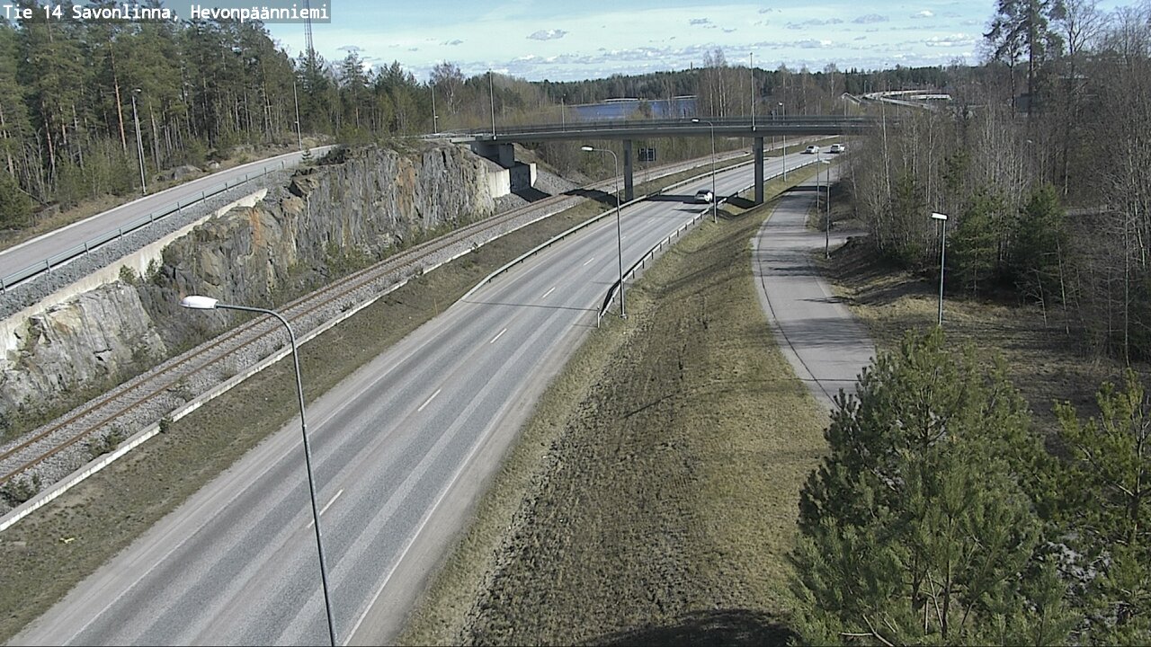 Kelikamerat Kuva Tie 14 Savonlinna, Hevonpäänniemi, Savonlinna, Etelä-Savo