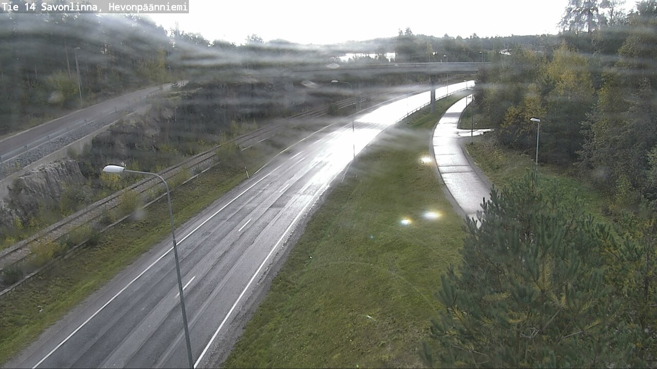 Weather Camera Image Road 14 Savonlinna, Hevonpäänniem, Savonlinna, Etelä-Savo