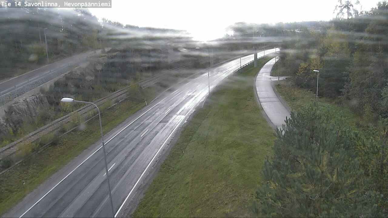 Weather Camera Image Road 14 Savonlinna, Hevonpäänniem, Savonlinna, Etelä-Savo