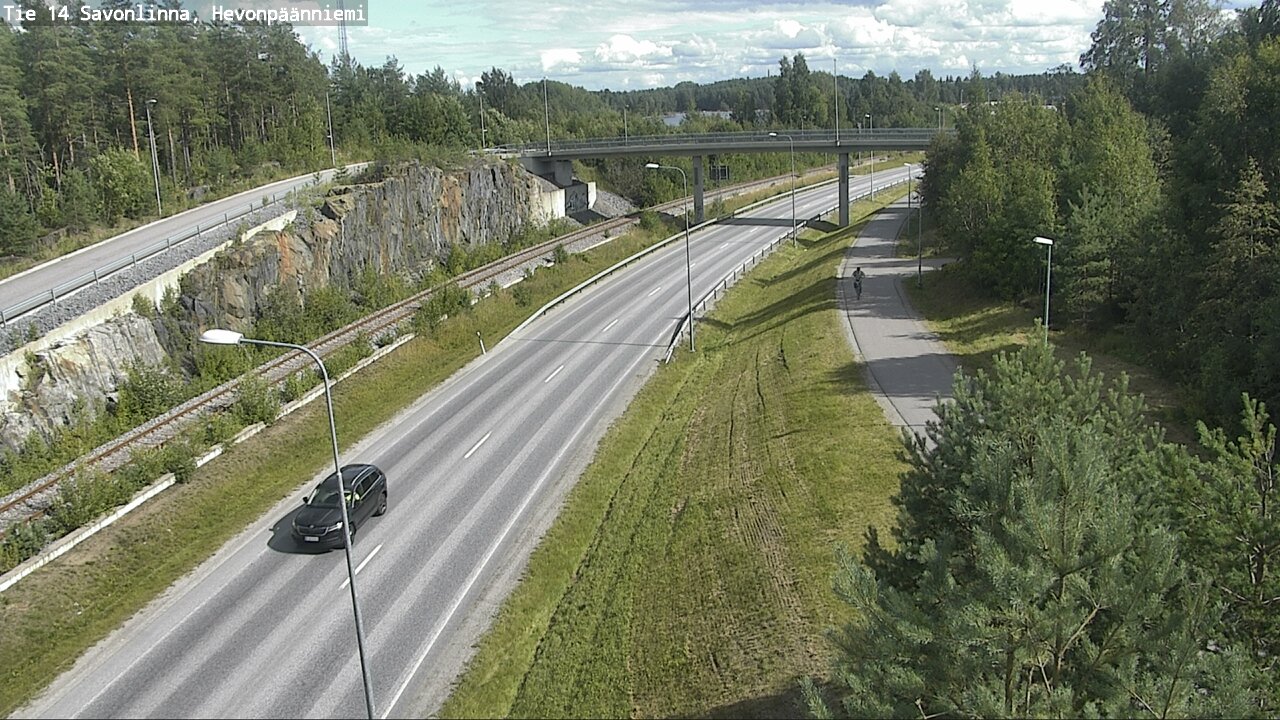 Kelikamerat Kuva Tie 14 Savonlinna, Hevonpäänniemi, Savonlinna, Etelä-Savo