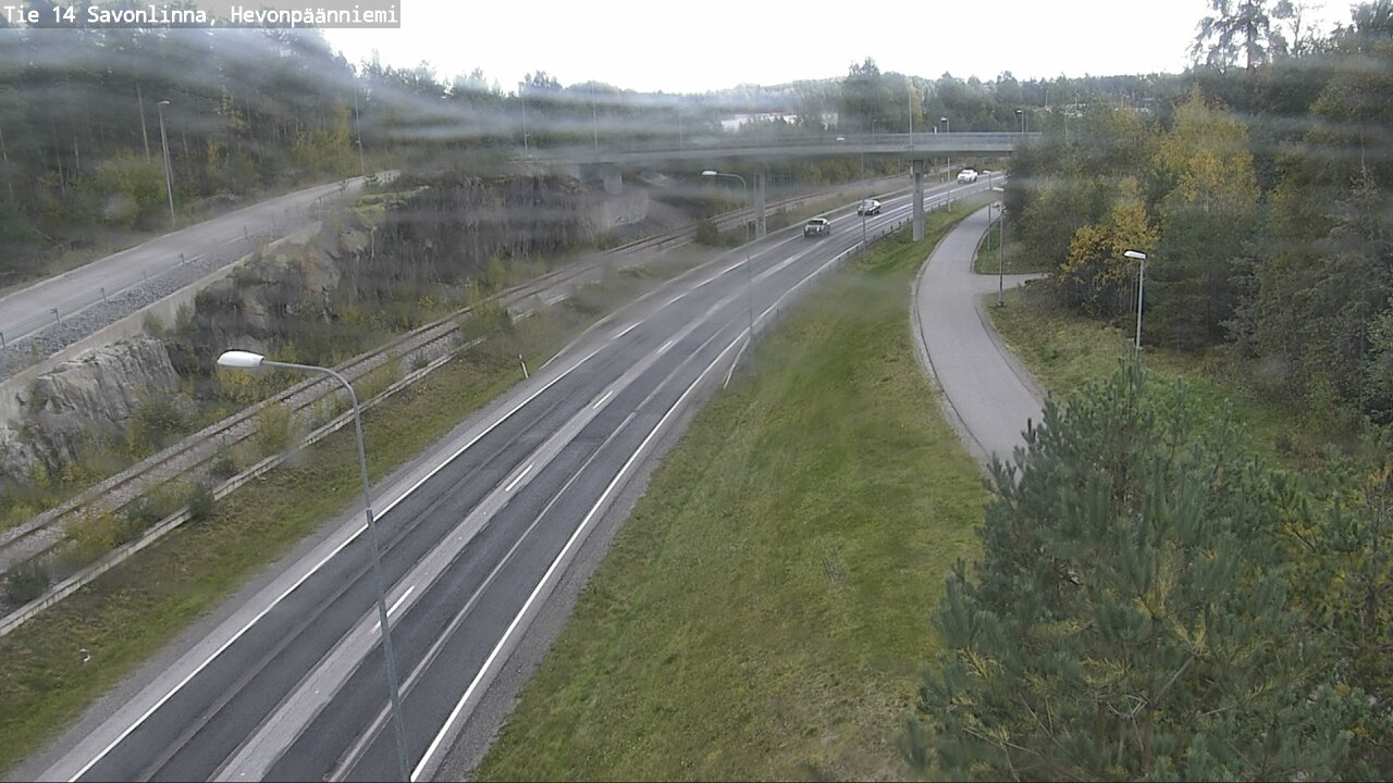 Weather Camera Image Road 14 Savonlinna, Hevonpäänniem, Savonlinna, Etelä-Savo