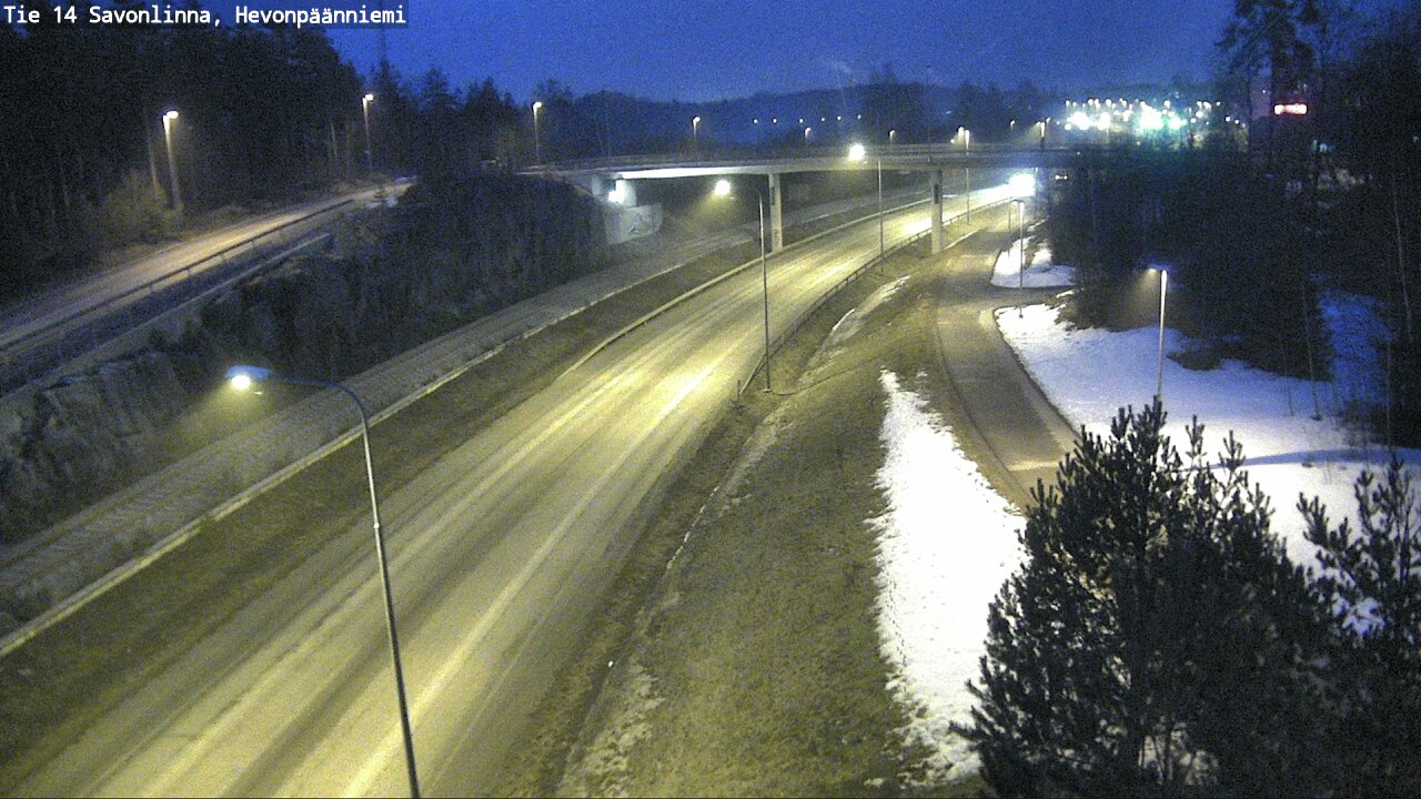 Weather Camera Image Road 14 Savonlinna, Hevonpäänniem, Savonlinna, Etelä-Savo