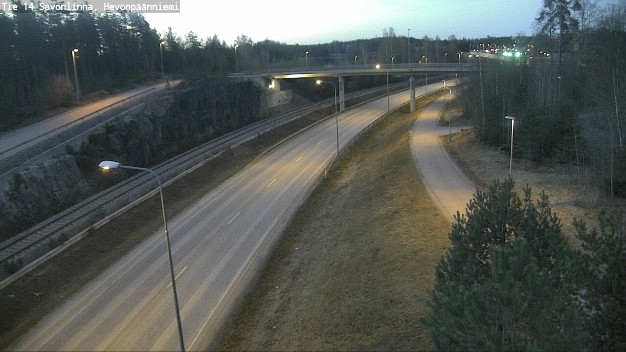Weather Camera Image Road 14 Savonlinna, Hevonpäänniem, Savonlinna, Etelä-Savo