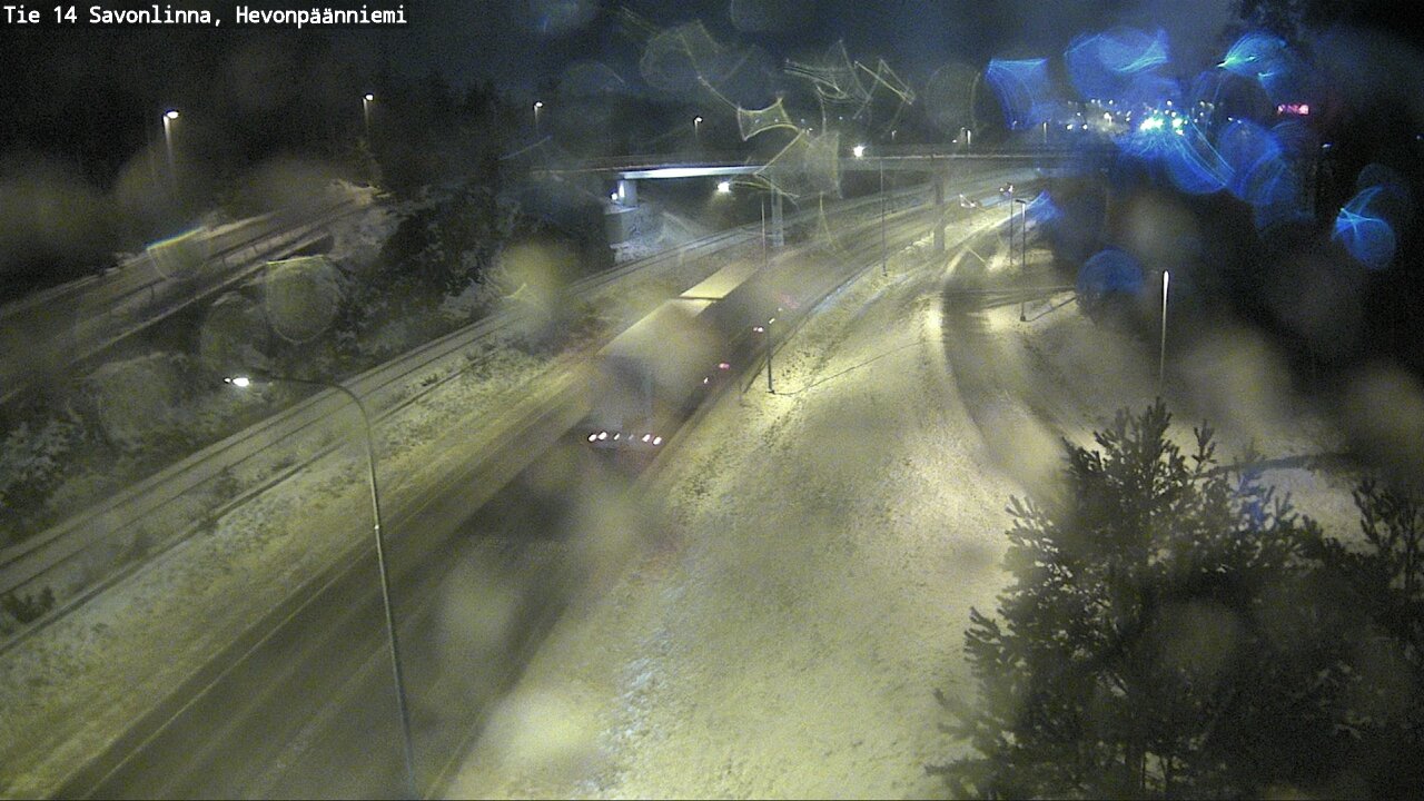 Weather Camera Image Väg 14 Nyslott, Hevonpäänniemi, Savonlinna, Etelä-Savo