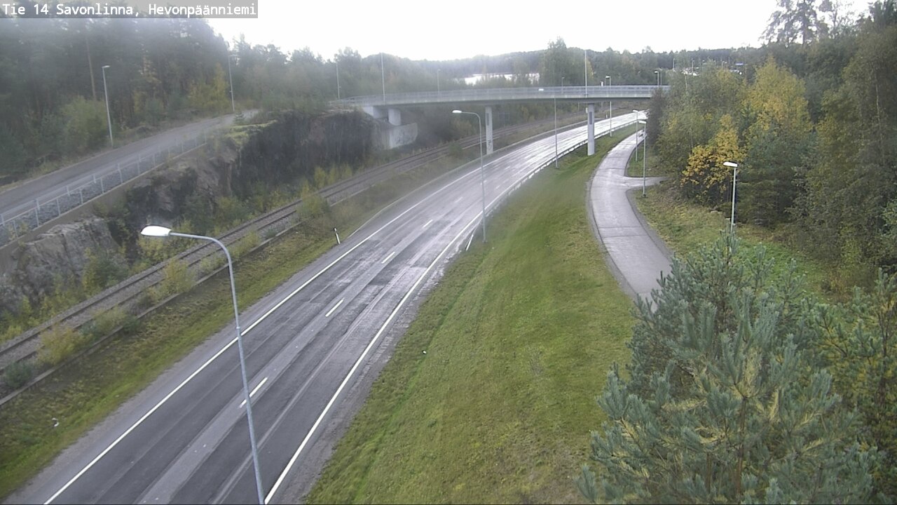 Weather Camera Image Road 14 Savonlinna, Hevonpäänniem, Savonlinna, Etelä-Savo