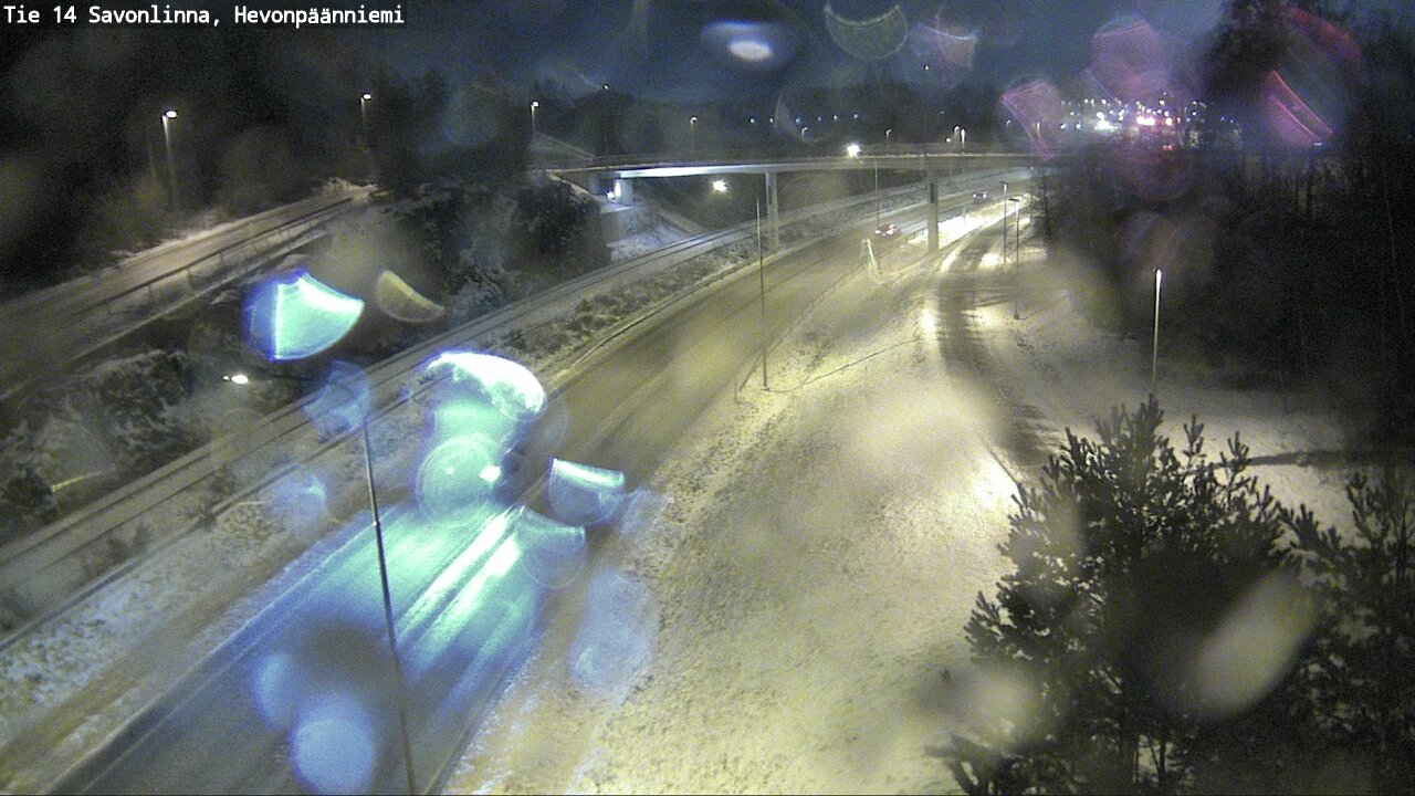 Weather Camera Image Väg 14 Nyslott, Hevonpäänniemi, Savonlinna, Etelä-Savo