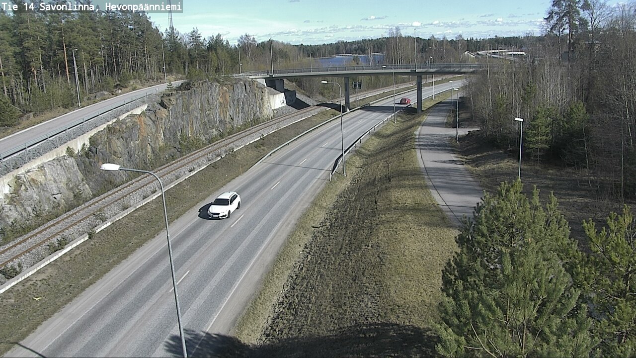 Kelikamerat Kuva Tie 14 Savonlinna, Hevonpäänniemi, Savonlinna, Etelä-Savo