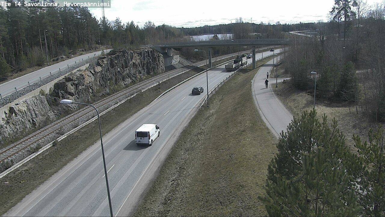 Kelikamerat Kuva Tie 14 Savonlinna, Hevonpäänniemi, Savonlinna, Etelä-Savo
