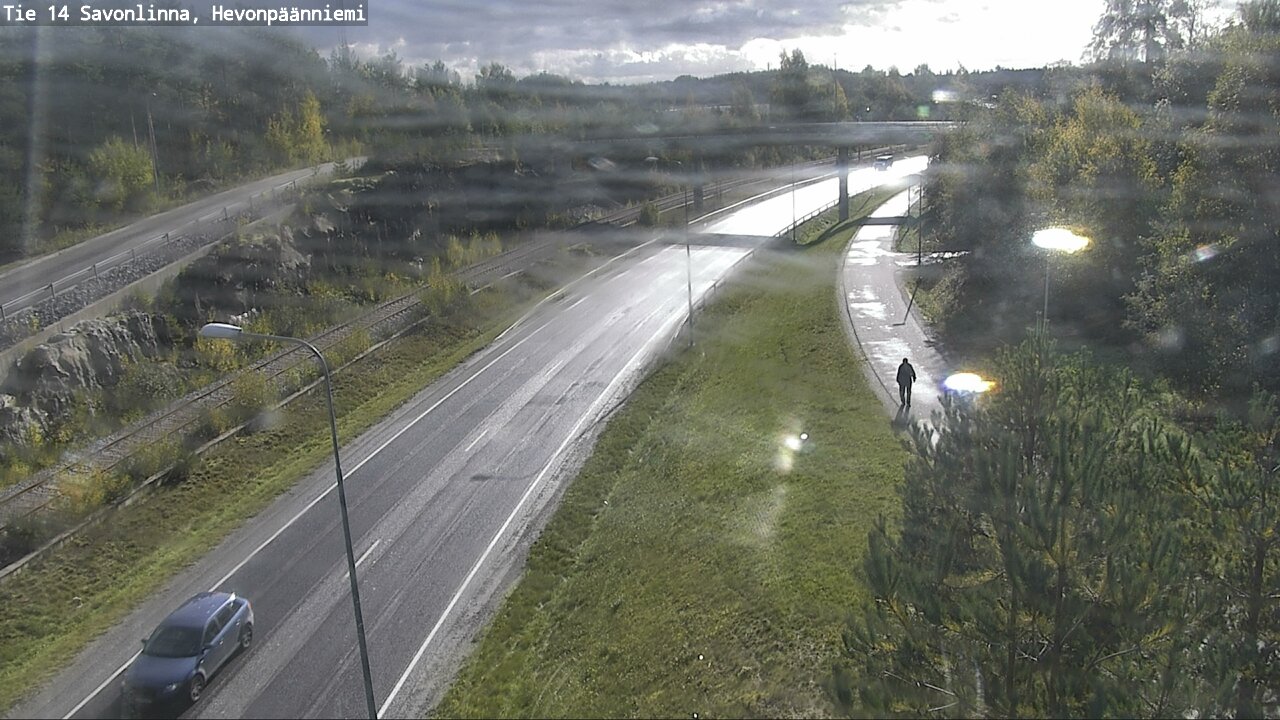 Weather Camera Image Road 14 Savonlinna, Hevonpäänniem, Savonlinna, Etelä-Savo
