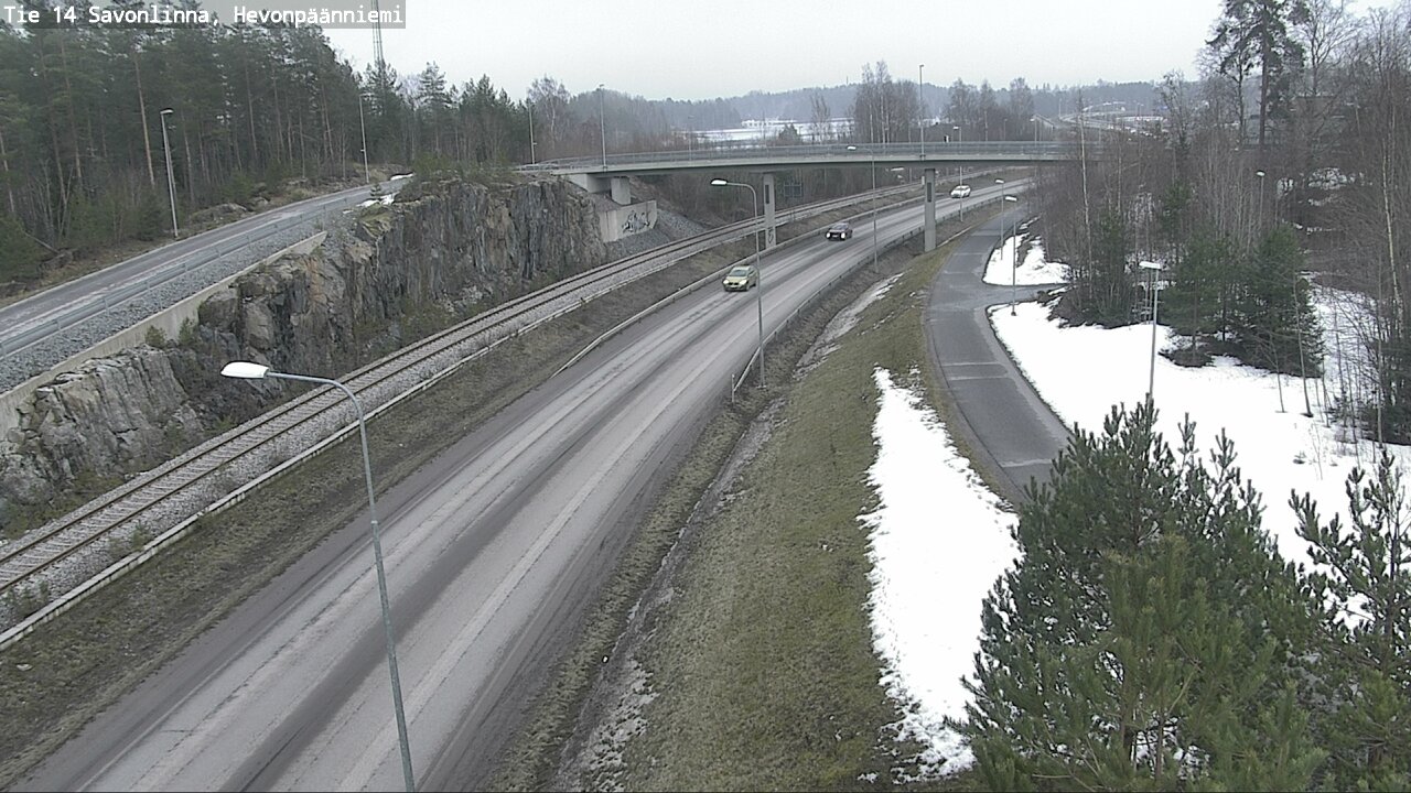 Weather Camera Image Road 14 Savonlinna, Hevonpäänniem, Savonlinna, Etelä-Savo