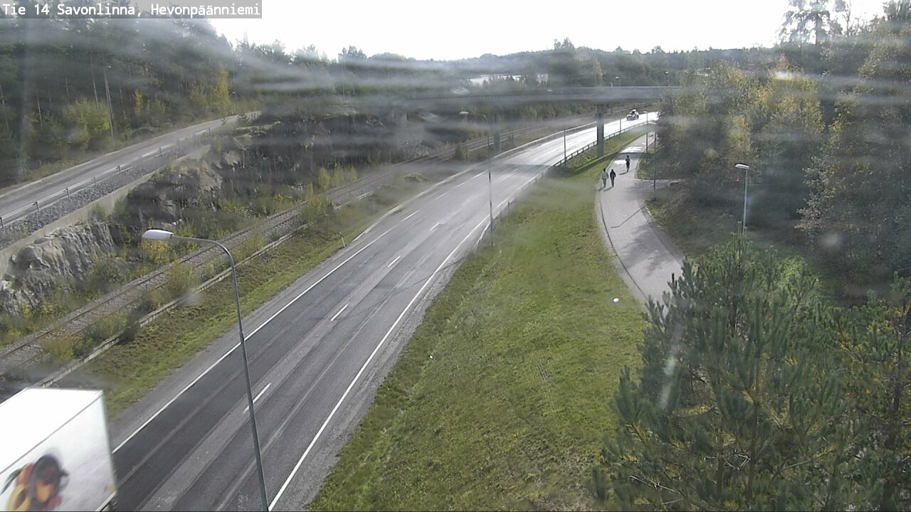 Weather Camera Image Road 14 Savonlinna, Hevonpäänniem, Savonlinna, Etelä-Savo